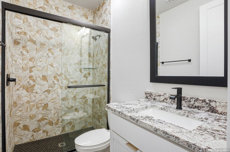 Furnished interior view inside a new home in Haby Hill 50s, San Antonio (Image 15). Furnished interior view inside a new home in Haby Hill 50s, San Antonio (Image 15).