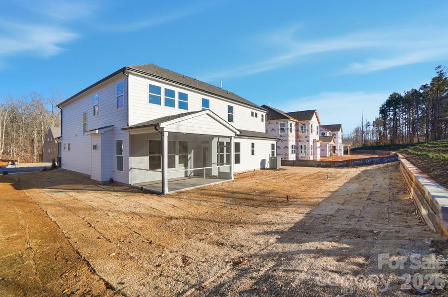 Exterior details and patio area of a home in Rone Creek, Waxhaw (Image 26).
