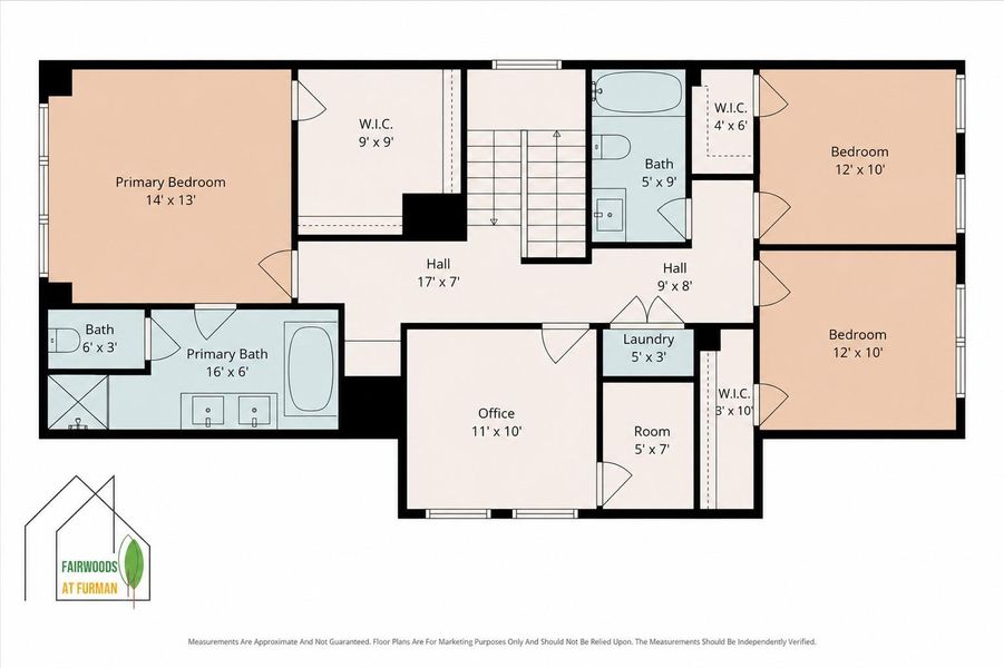 2D floor plan layout of this home in , Houston, TX (Image 6).