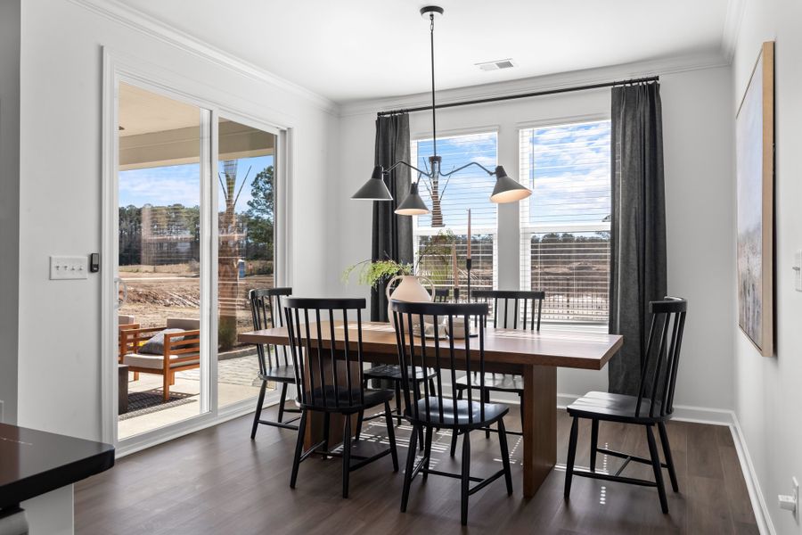 Representative furnished interior of a home built from the The Redbud by Chesapeake Homes in Neill's Pointe, Angier (Image 22).