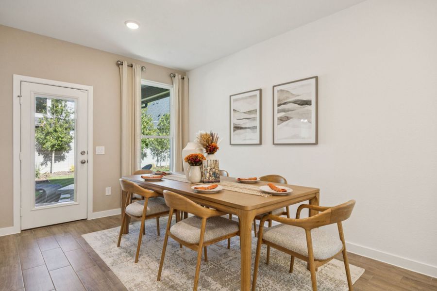Representative furnished interior of a home built from the Lufkin by Pulte Homes in Wolf Ranch, Georgetown (Image 13).