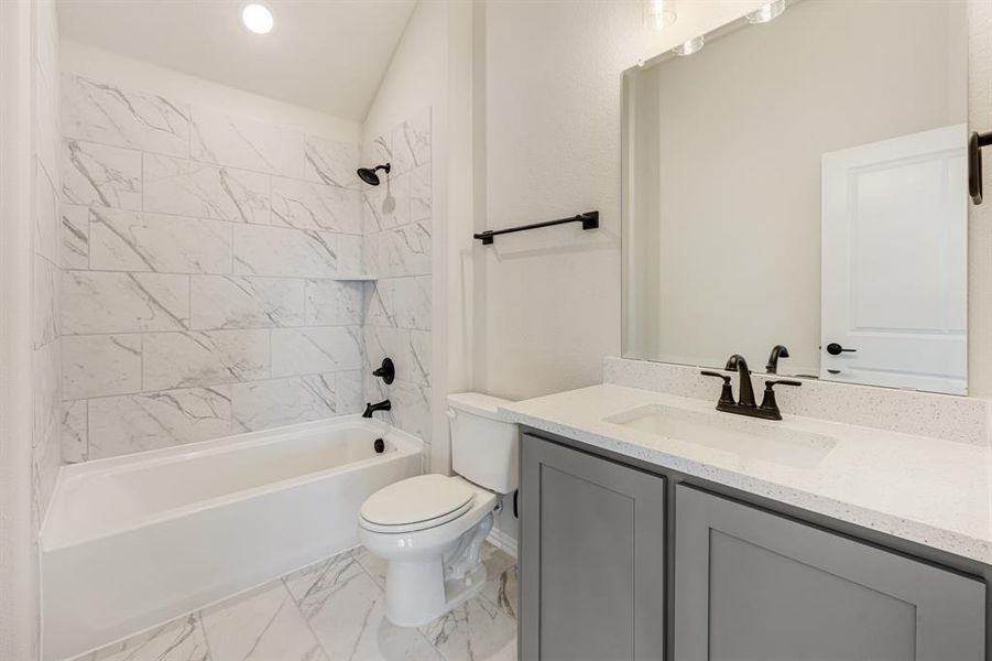 Furnished interior view inside a new home in Coyote Crossing, Godley (Image 13).