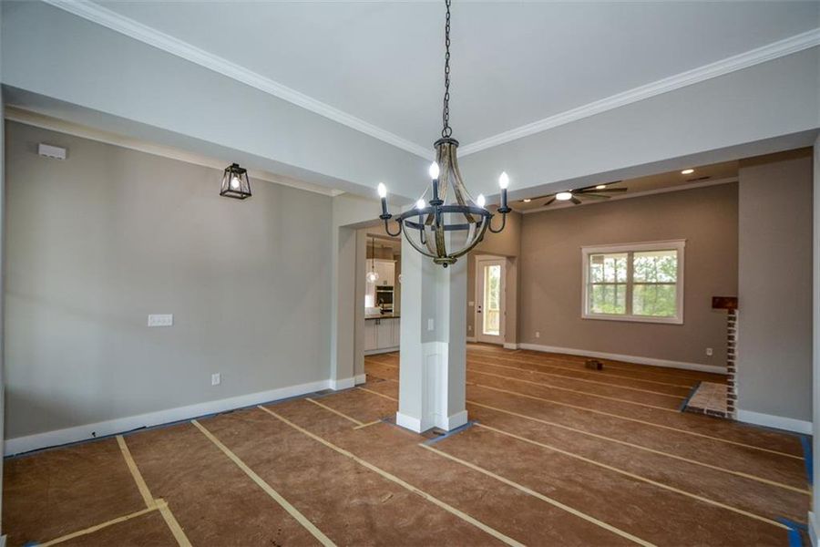 In-progress construction of a new home in , Jasper, GA (Image 46).