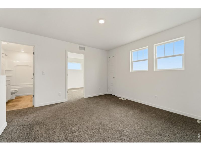 Spacious, unfurnished interior of a new home in Union Colony West, Greeley (Image 16). Spacious, unfurnished interior of a new home in Union Colony West, Greeley (Image 16).
