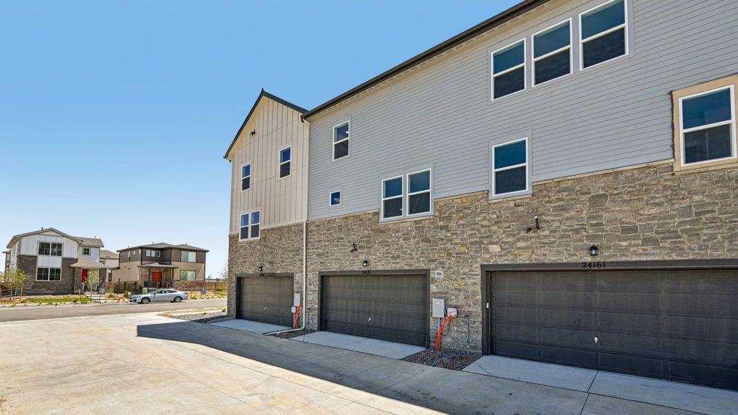 Furnished interior view inside a new home in Windler Townhomes, Aurora (Image 48). Furnished interior view inside a new home in Windler Townhomes, Aurora (Image 48).