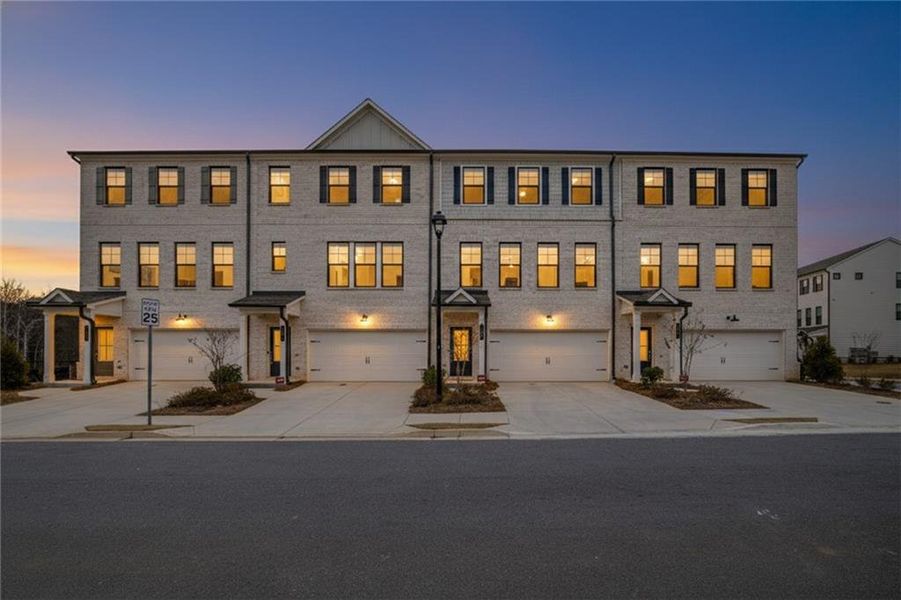 Front exterior of a new home in , Lawrenceville, GA, highlighting curb appeal (Image 25).