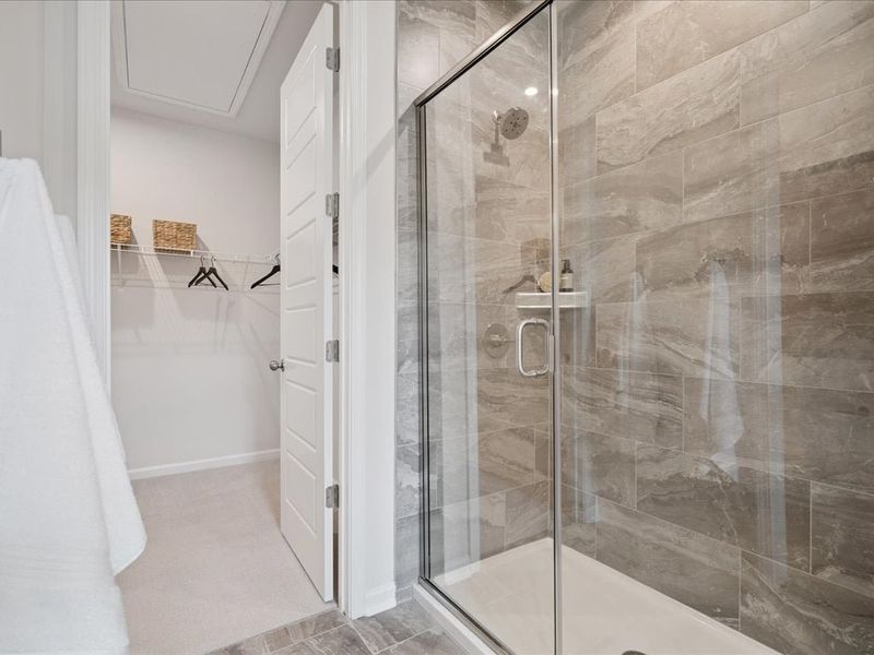 Representative furnished interior of a home built from the Catawba by Tri Pointe Homes in Millstone, Cramerton (Image 27).