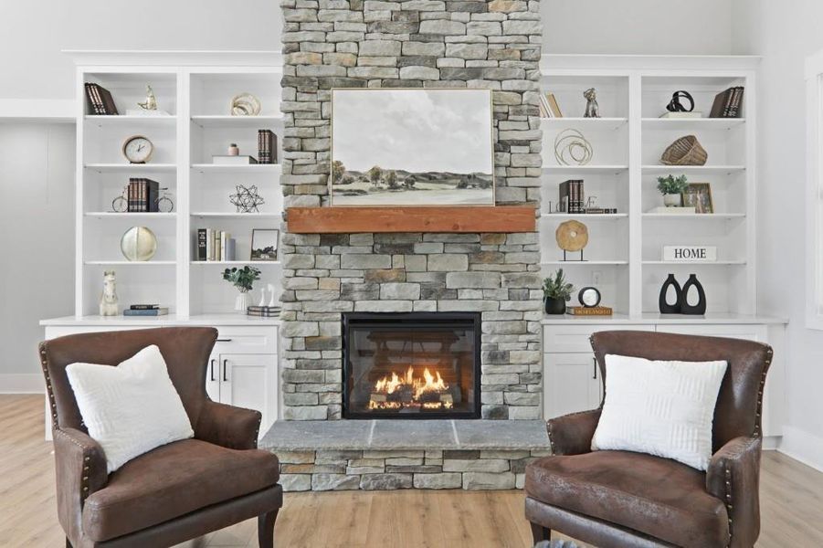 Furnished interior view inside a new home in , Senoia (Image 56).
