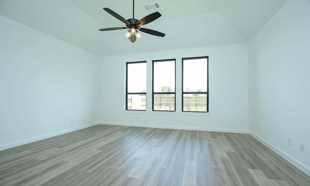 Representative Primary Bedroom - some options shown Representative Primary Bedroom - some options shown