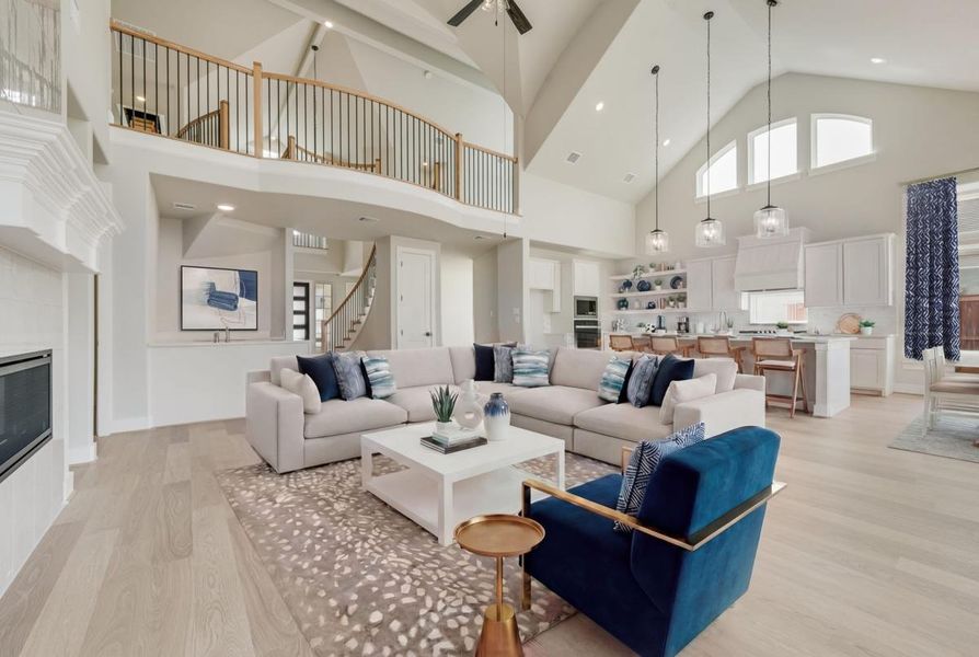 Furnished interior view inside a new home in Somerset Park, Rockwall (Image 8).