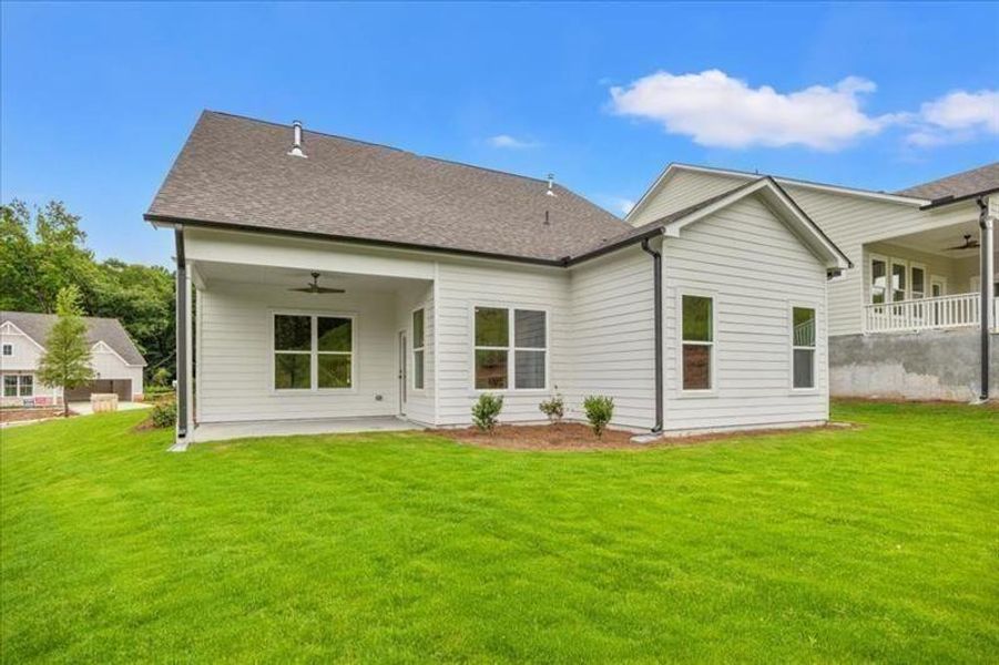 Exterior details and patio area of a home in Cooks Farm, Woodstock (Image 37). Exterior details and patio area of a home in Cooks Farm, Woodstock (Image 37).