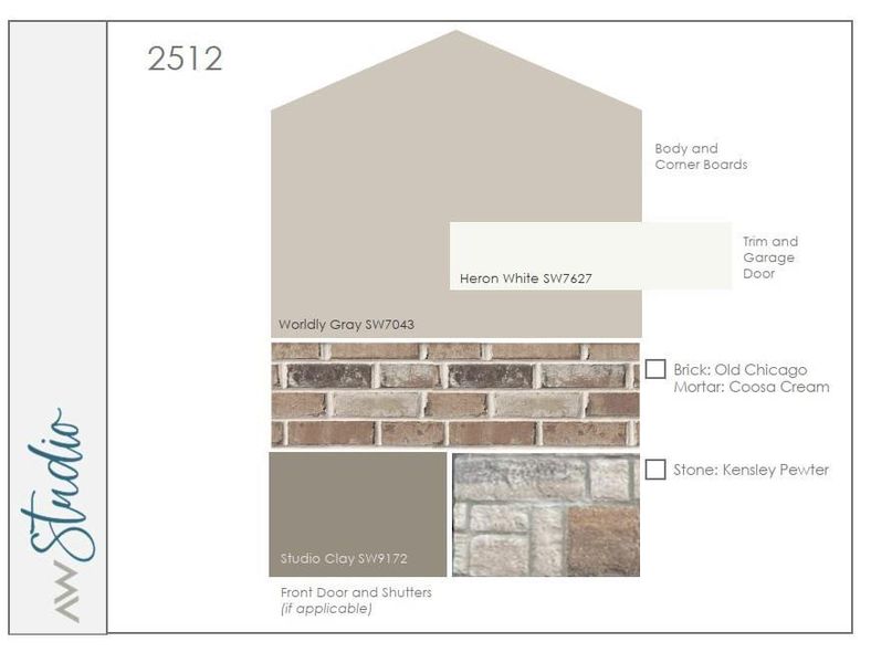 Sample of building materials used in homes in Langston Reserve, Cartersville (Image 6). Sample of building materials used in homes in Langston Reserve, Cartersville (Image 6).