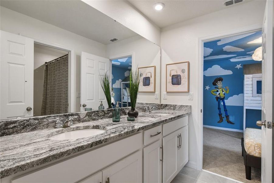 Furnished interior view inside a new home in , Kissimmee (Image 31).