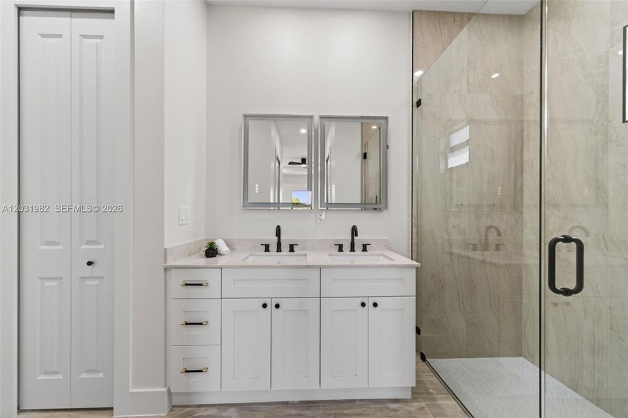 Furnished interior view inside a new home in , Naples (Image 9).