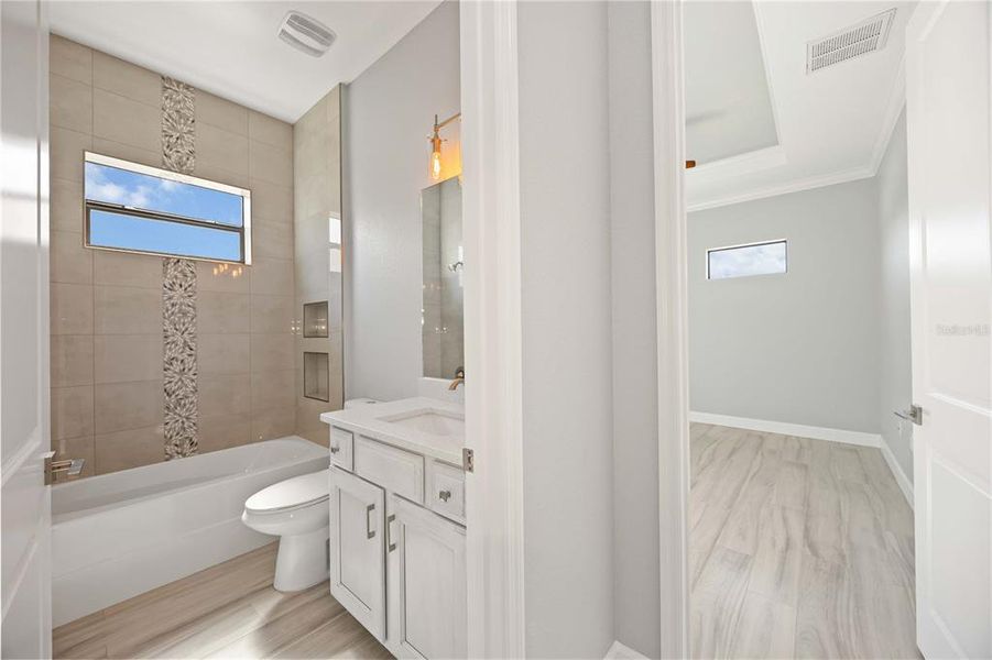 Furnished interior view inside a new home in , Punta Gorda (Image 11).