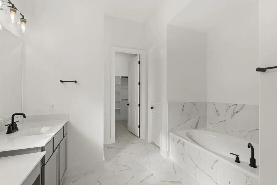 Primary Bath retreat with dual vanities & garden tub - Representative Photo Primary Bath retreat with dual vanities & garden tub - Representative Photo