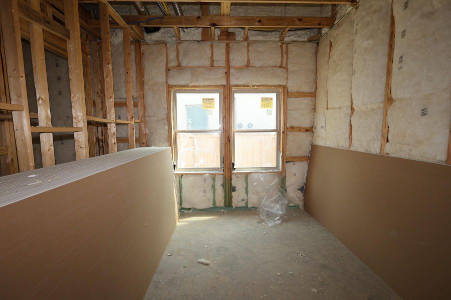 In-progress construction of a new home in Prairieland Village - Grove Collection, Cypress, TX (Image 7).