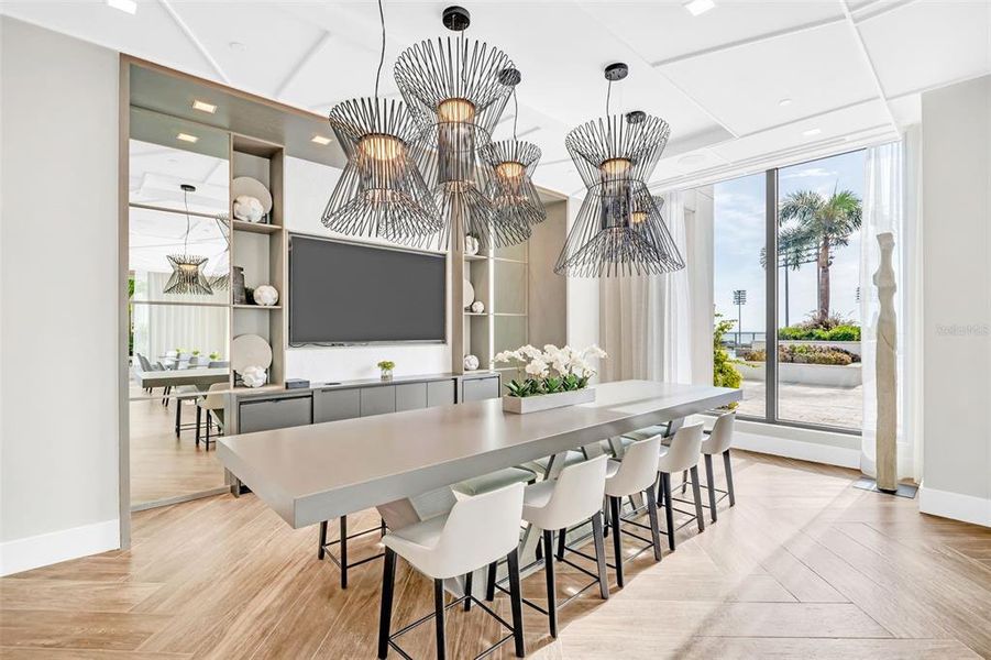 Furnished interior view inside a new home in , St. Petersburg (Image 10).