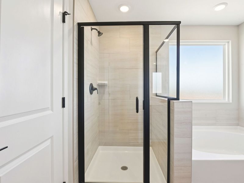 Furnished interior view inside a new home in Watkins Glen, Raleigh (Image 14). Furnished interior view inside a new home in Watkins Glen, Raleigh (Image 14).