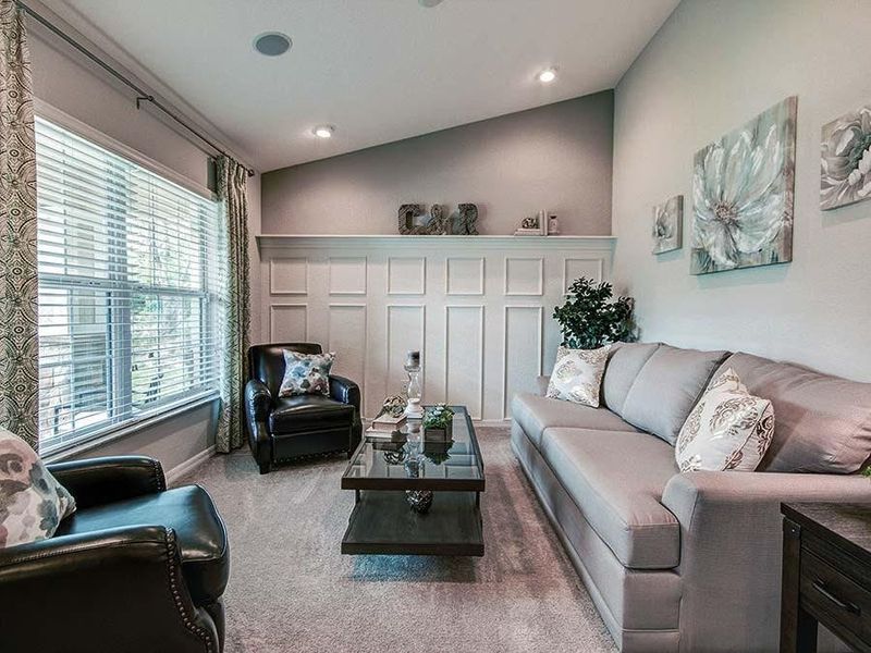 The den is large enough to suit versatile needs - Ryleigh by Highland Homes The den is large enough to suit versatile needs - Ryleigh by Highland Homes