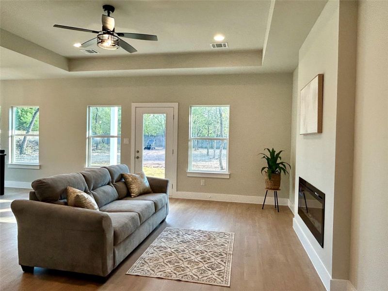 Furnished interior view inside a new home in , Bastrop (Image 4). Furnished interior view inside a new home in , Bastrop (Image 4).