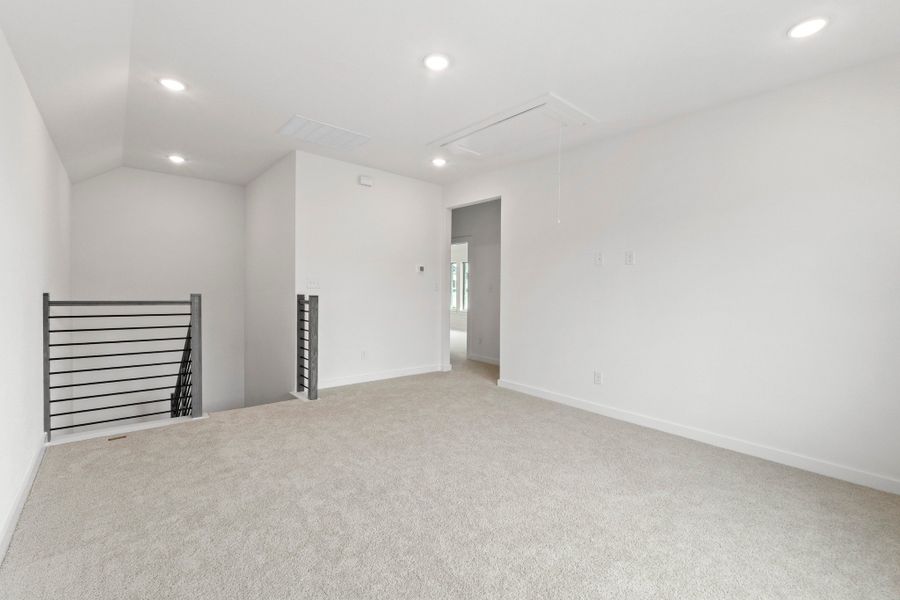 Game Room in the Pearl home plan by Trophy Signature Homes – REPRESENTATIVE PHOTO