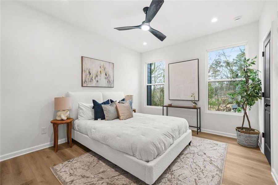 Furnished interior view inside a new home in , Atlanta (Image 8).