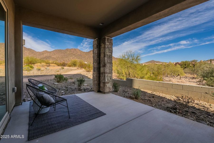 Covered patio