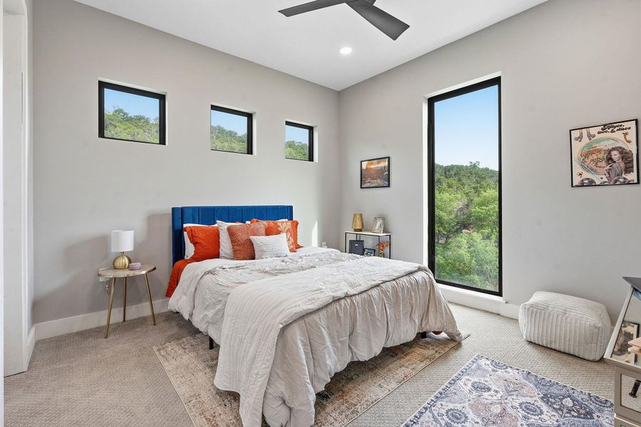 Furnished interior view inside a new home in , Volente (Image 24).