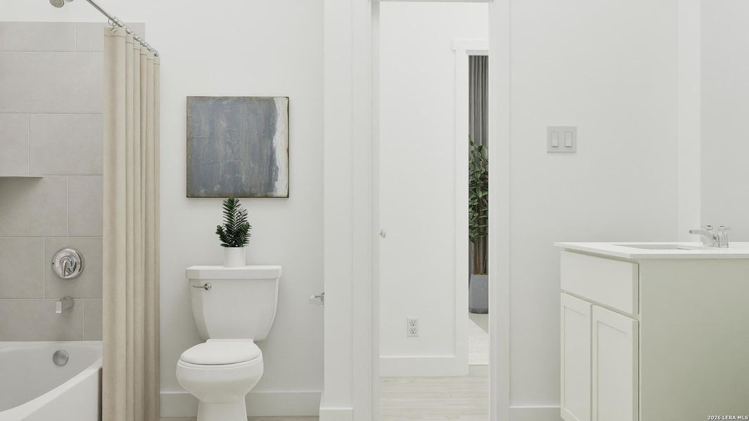 Furnished interior view inside a new home in Royal Oak, Corpus Christi (Image 7).