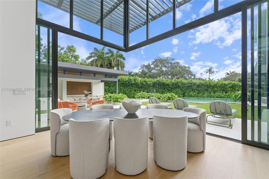 Exterior details and patio area of a home in , Pinecrest (Image 22).