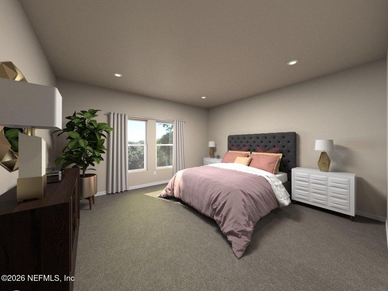 Furnished interior view inside a new home in Flagler Village - Signature Series, Palm Coast (Image 7).