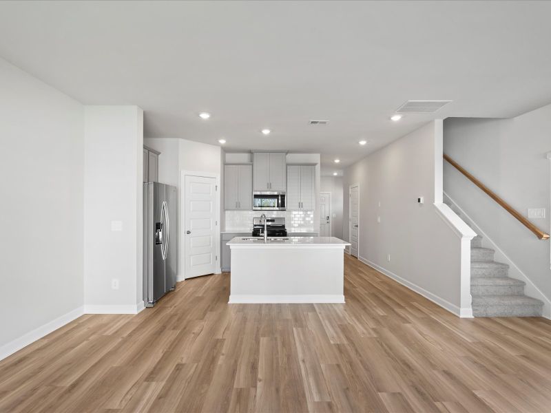 Furnished interior view inside a new home in Valentine Townes, Greer (Image 3).