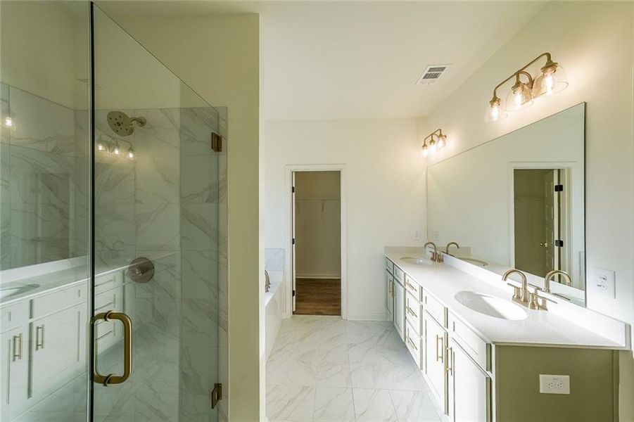 Furnished interior view inside a new home in , Dawsonville (Image 11).