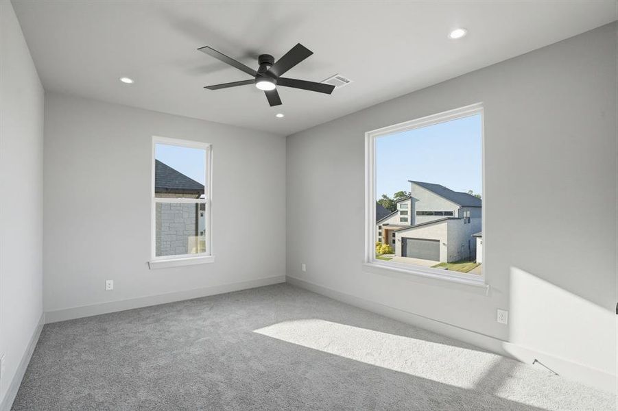 Spacious, unfurnished interior of a new home in , Heath (Image 21). Spacious, unfurnished interior of a new home in , Heath (Image 21).