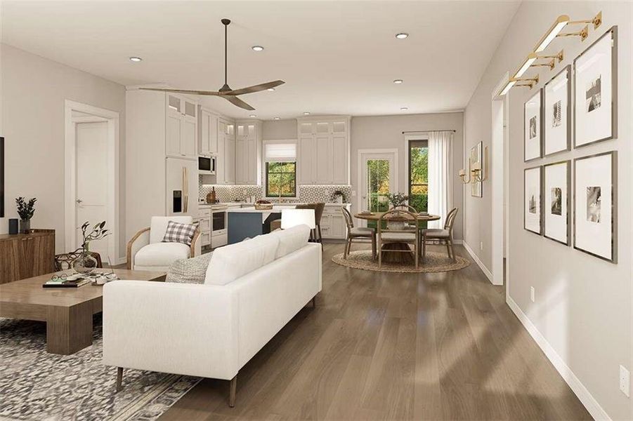 Furnished interior view inside a new home in , Ellijay (Image 8). Furnished interior view inside a new home in , Ellijay (Image 8).