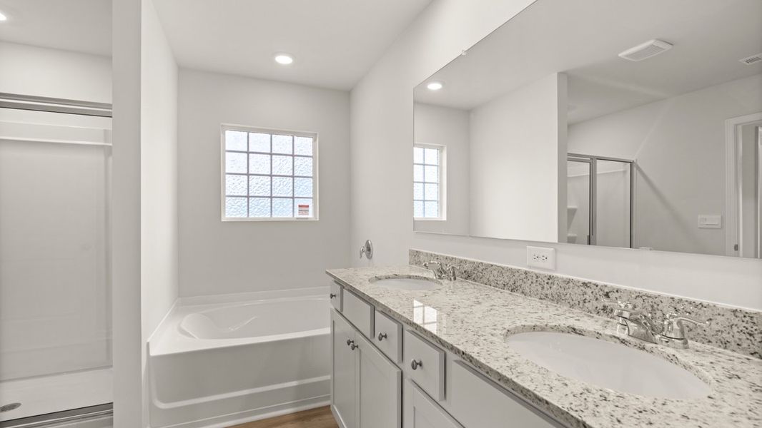 Representative furnished interior of a home built from the Green by D.R. Horton in Sheffield Highlands, Dallas (Image 13). Representative furnished interior of a home built from the Green by D.R. Horton in Sheffield Highlands, Dallas (Image 13).