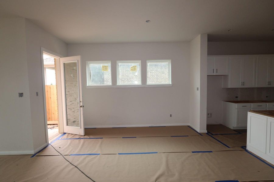 In-progress construction of a new home in Jordan Ranch - Terrace Collection, Fulshear, TX (Image 8).