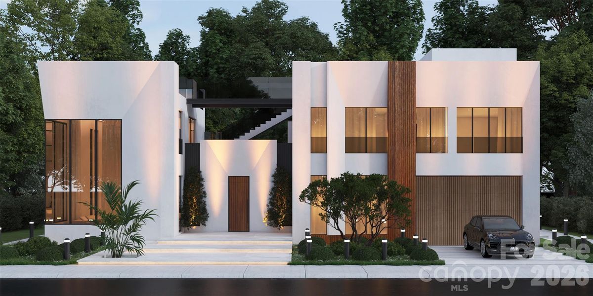 Front exterior of a new home in , Charlotte, NC, highlighting curb appeal (Image 6).