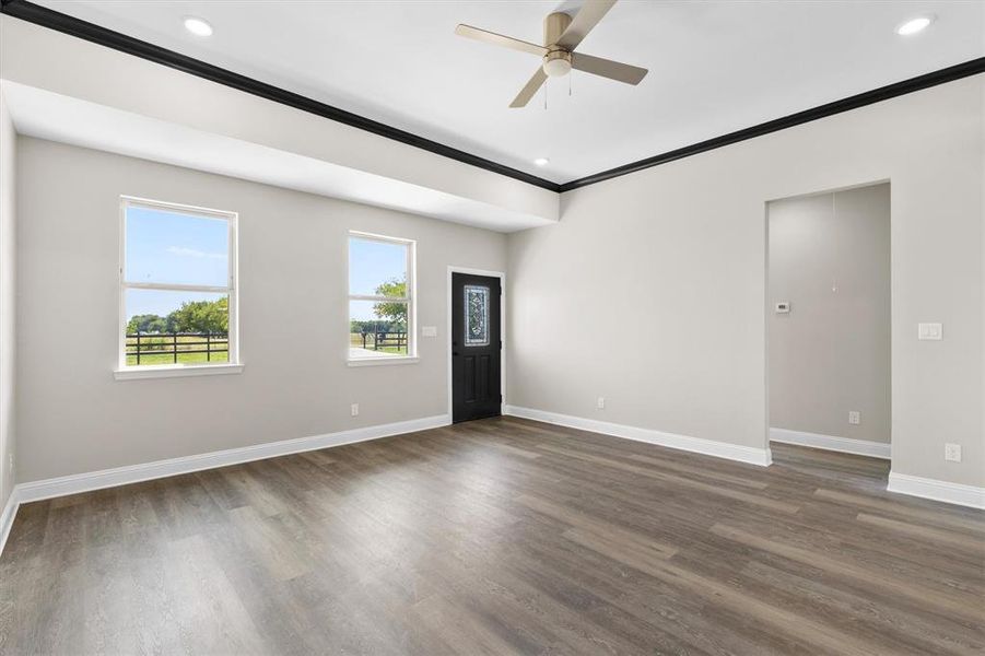Spacious, unfurnished interior of a new home in , Commerce (Image 25). Spacious, unfurnished interior of a new home in , Commerce (Image 25).