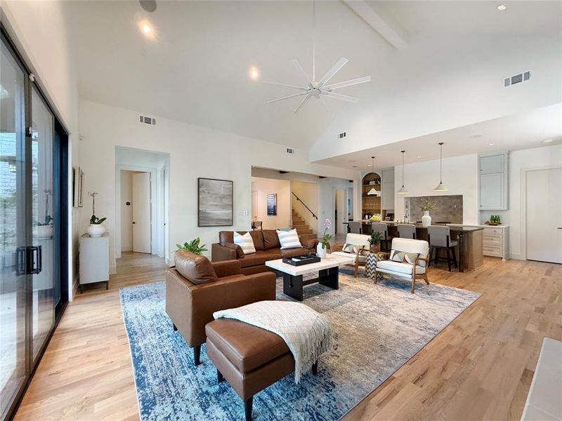 Furnished interior view inside a new home in , Dallas (Image 13).