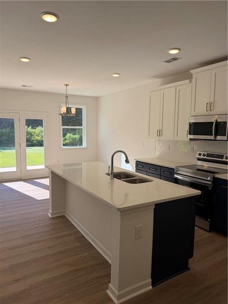 Furnished interior view inside a new home in The Brooke at Rivertown, South Fulton (Image 7).