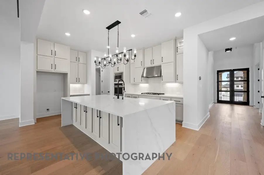 Furnished interior view inside a new home in Parkside On The River: 70ft. lots, Georgetown (Image 9). Furnished interior view inside a new home in Parkside On The River: 70ft. lots, Georgetown (Image 9).