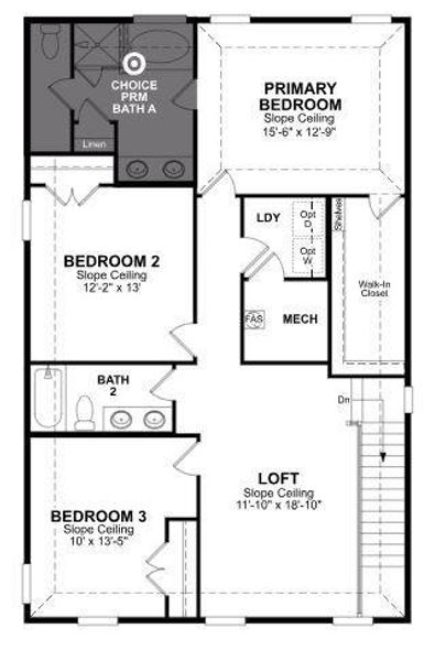 Beazer Homes Churchill Winecup Floorplan