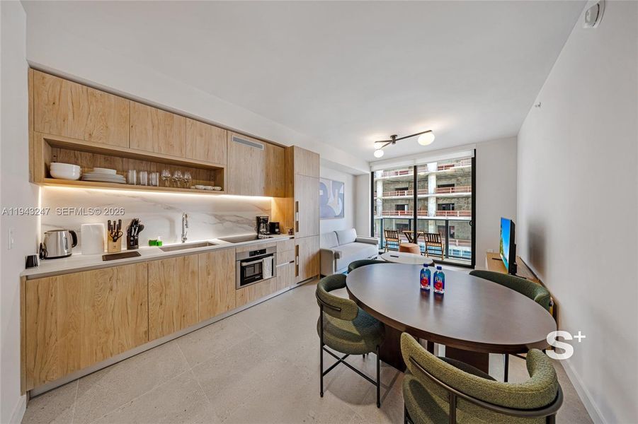 Furnished interior view inside a new home in , Miami (Image 19).