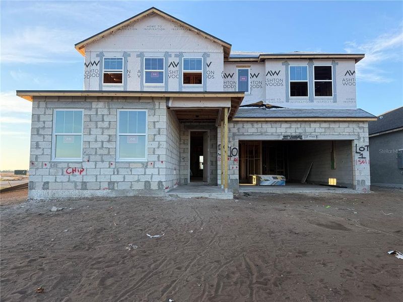 In-progress construction of a new home in Berry Bay, Wimauma, FL (Image 4).