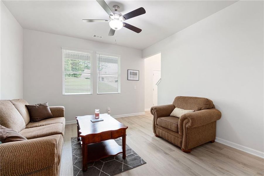 Furnished interior view inside a new home in , Dallas (Image 16).