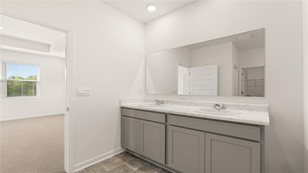 Furnished interior view inside a new home in Poplar Preserve, Newnan (Image 5).