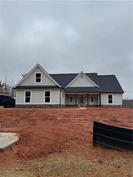 In-progress construction of a new home in , Pendergrass, GA (Image 19).
