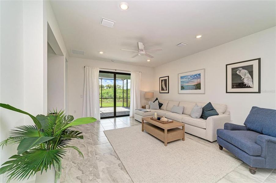 Furnished interior view inside a new home in , Lakewood Ranch (Image 14). Furnished interior view inside a new home in , Lakewood Ranch (Image 14).